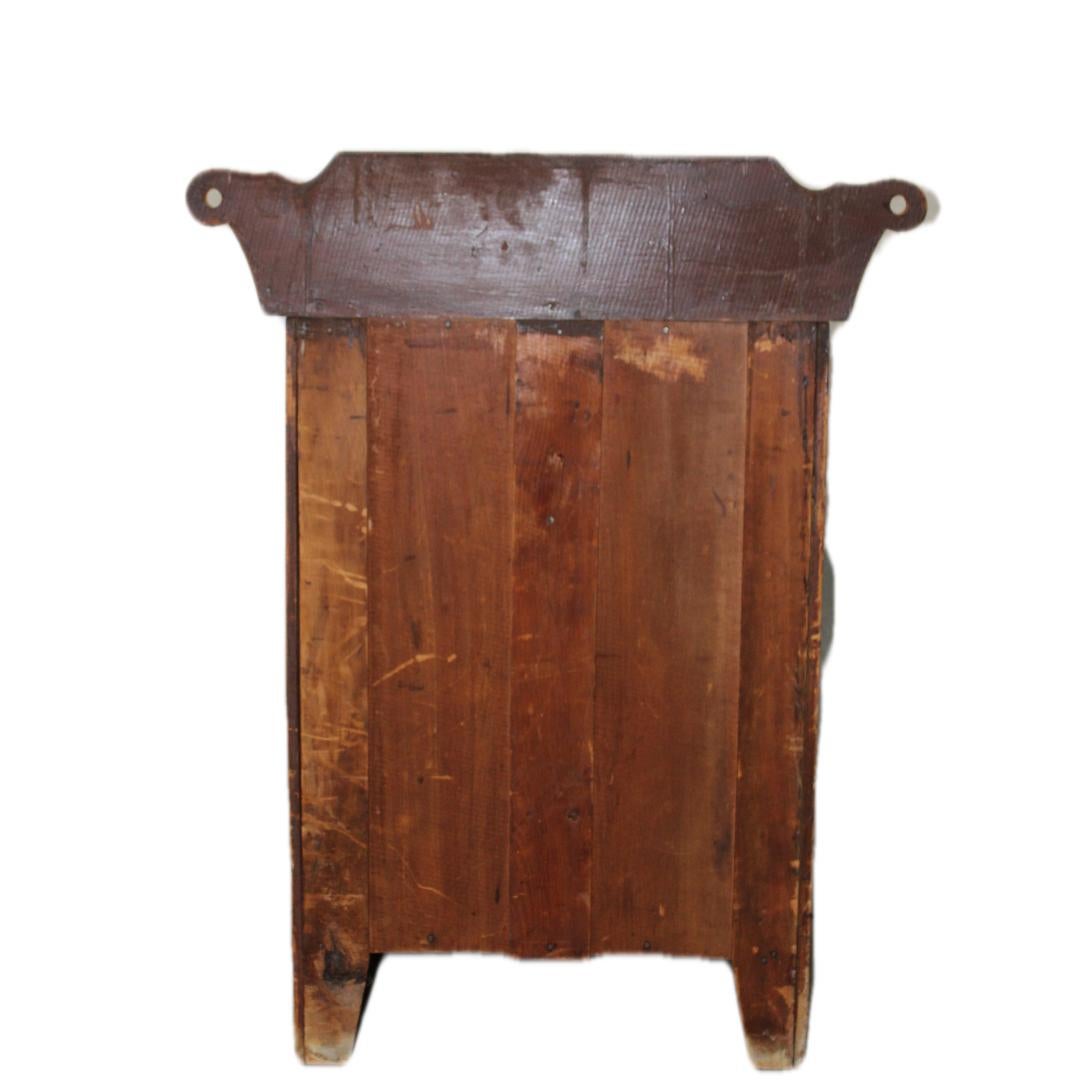 19th Century Pine Washstand w/ One Drawer & Storage Cabinet