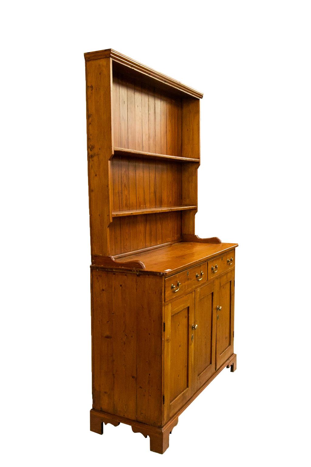 Mid-19th Century Pine Welsh Dresser For Sale