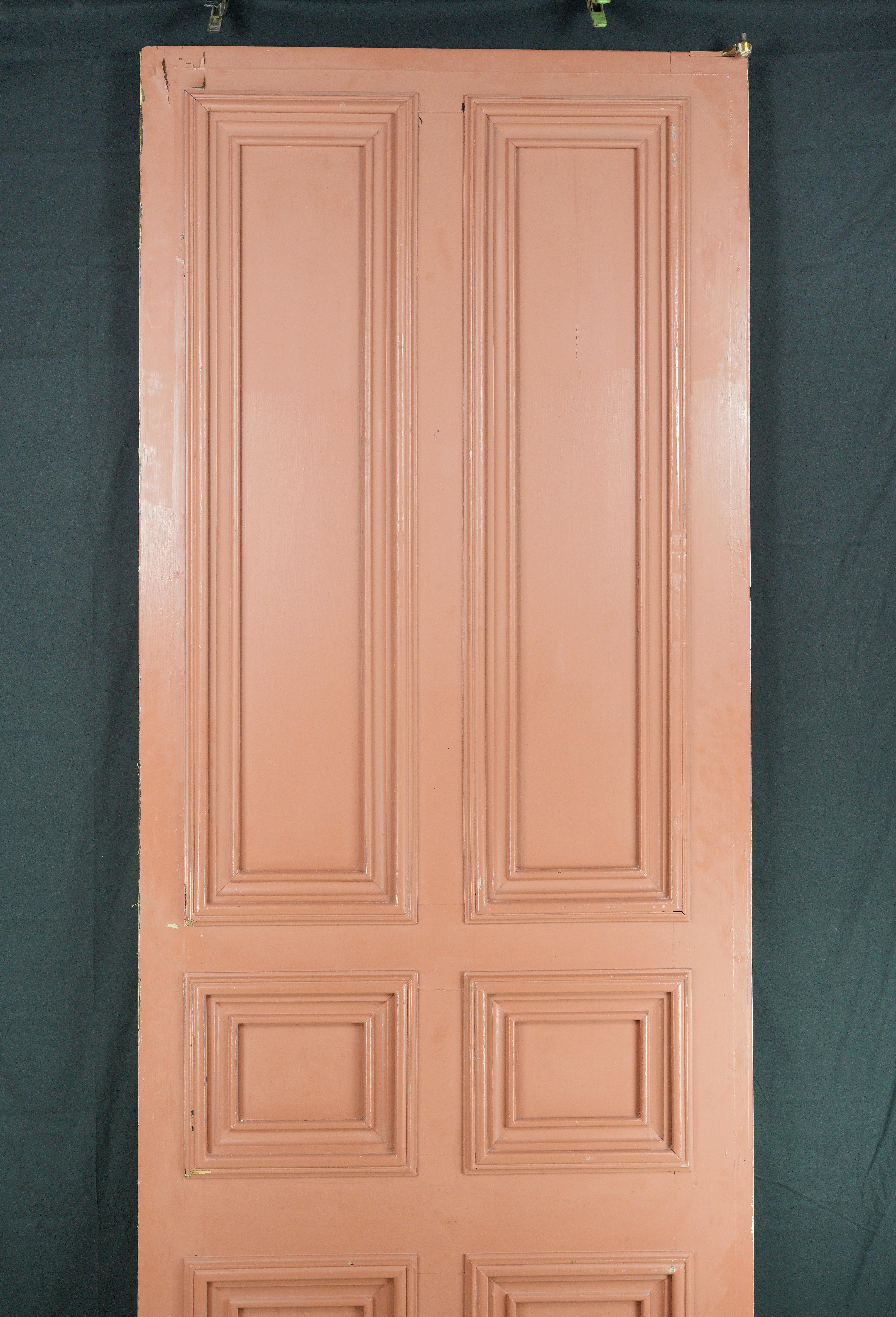 Pine White 6 Pane Double Doors 117.562 x 92 For Sale 7