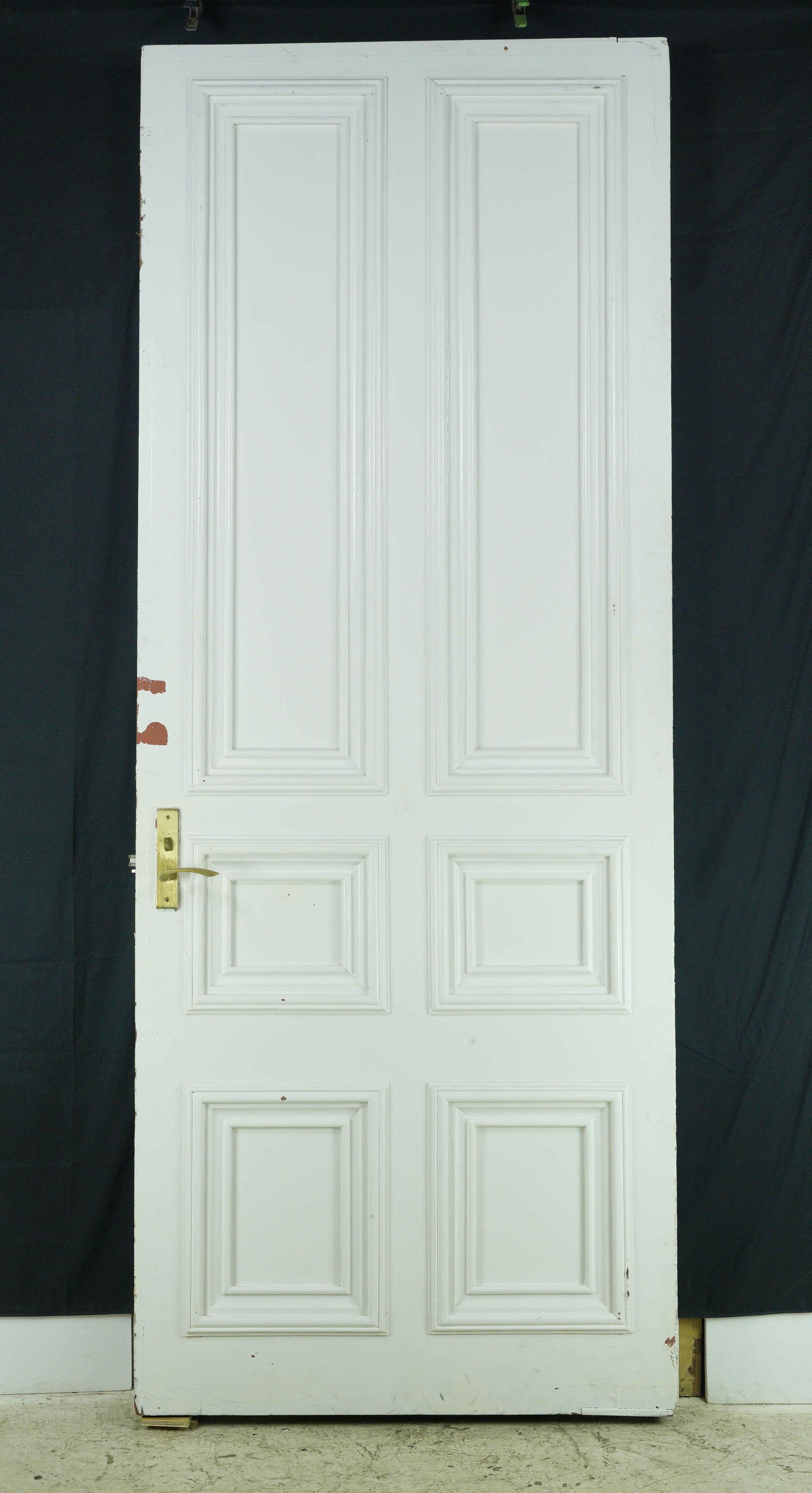 Pine White 6 Pane Double Doors 117.562 x 92 For Sale 9