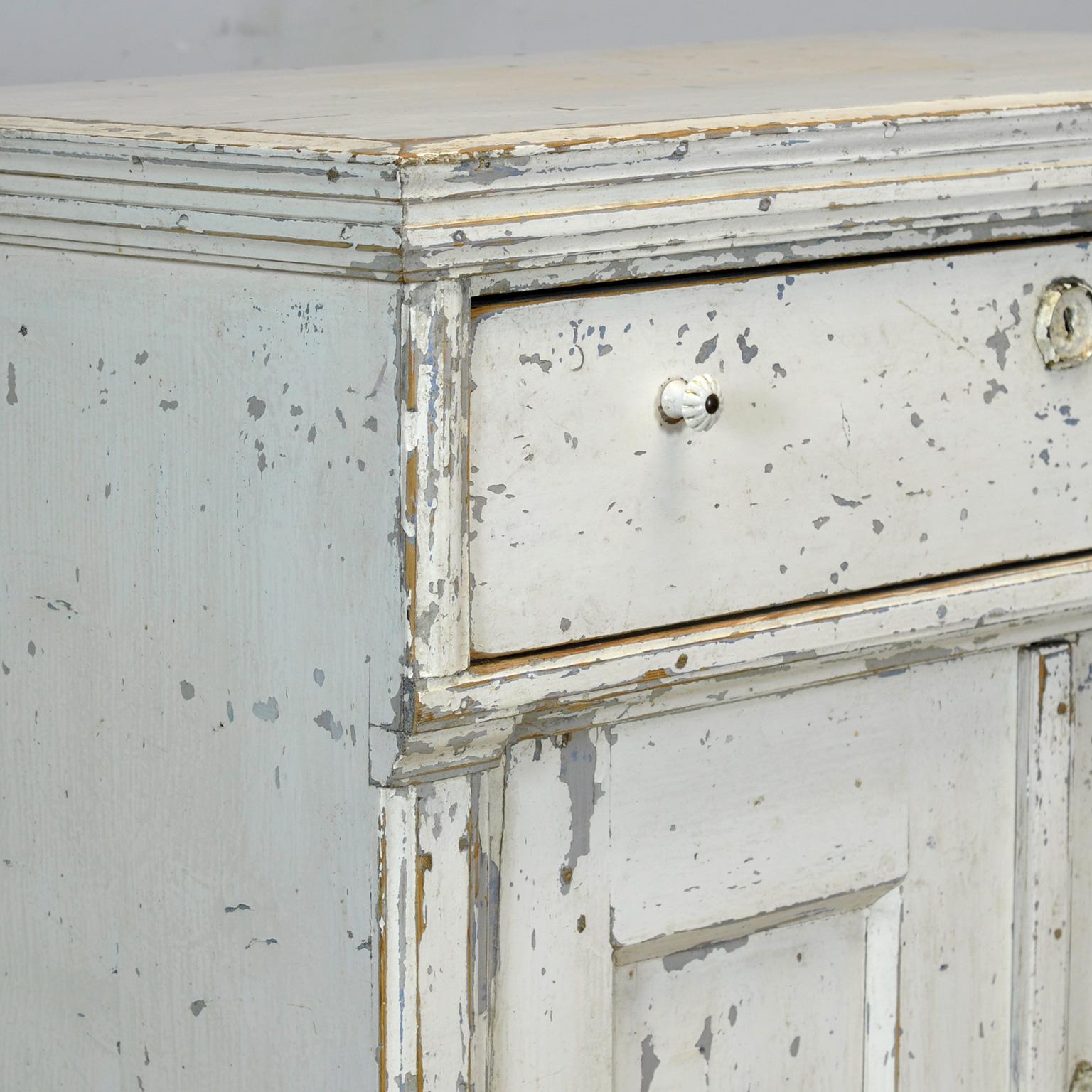 Credenza in pino bianco, anni 1910 in vendita 3