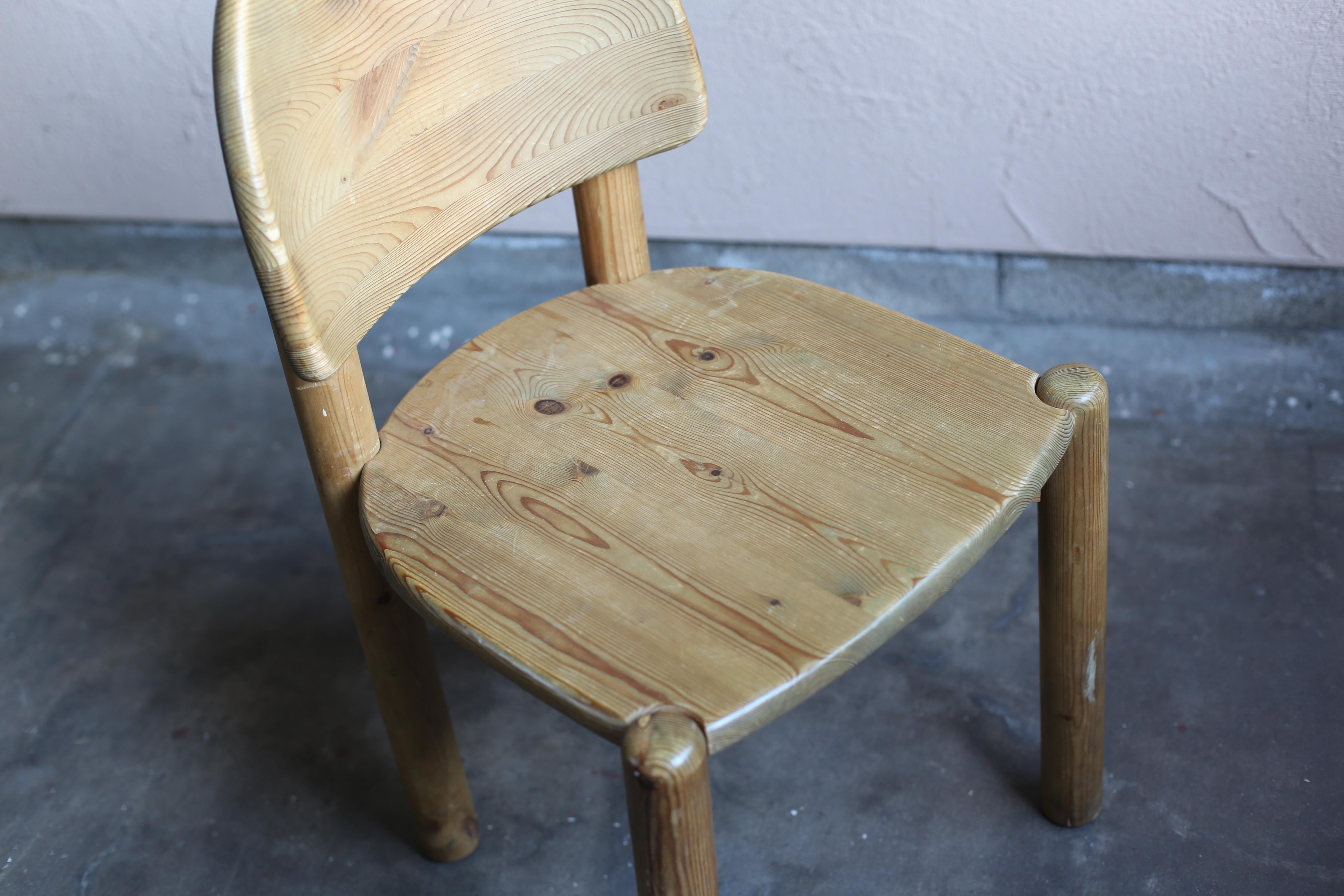 Pine Wood Chairs by Rainer Daumiller 1