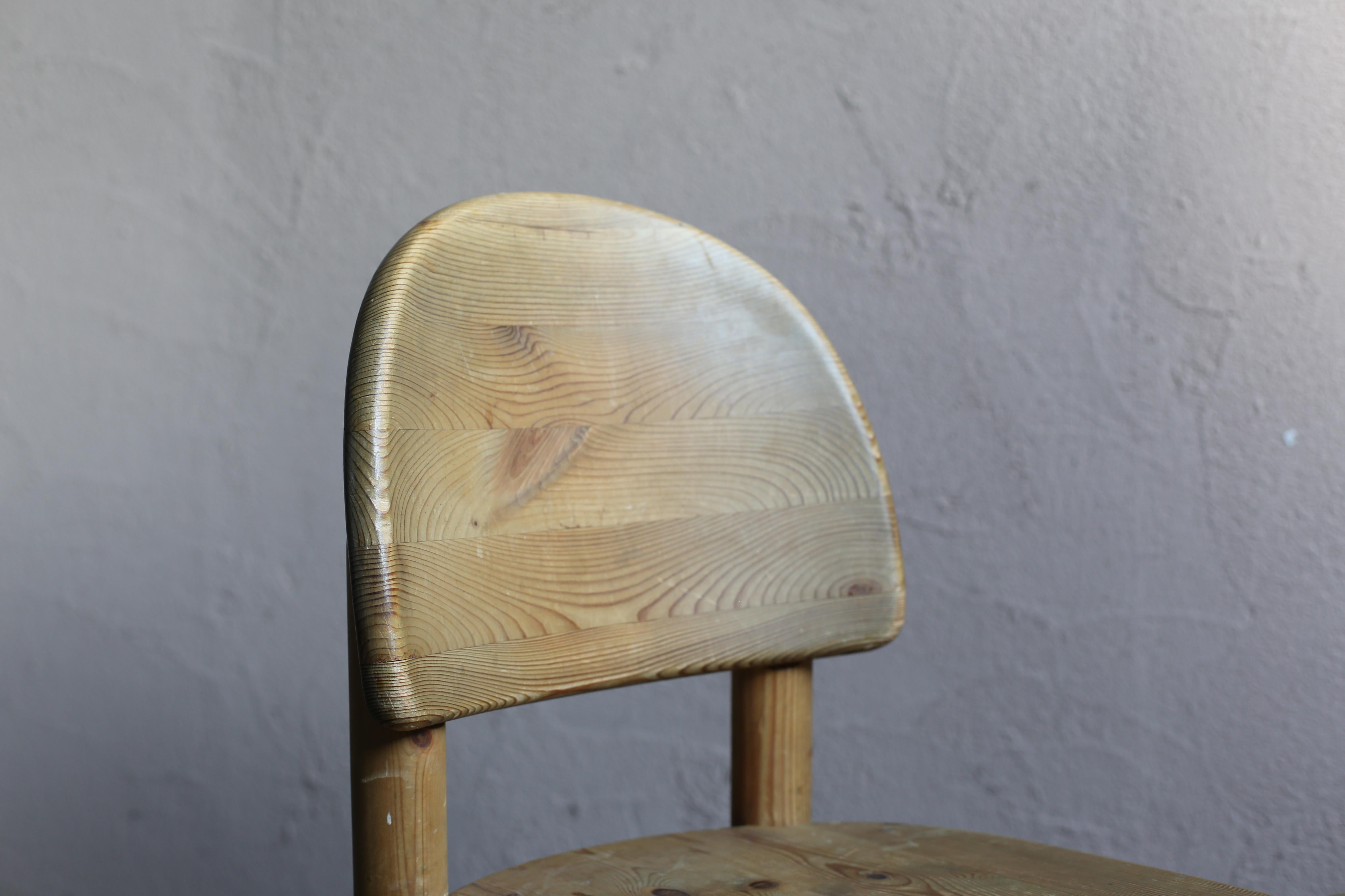 Pine Wood Chairs by Rainer Daumiller 2