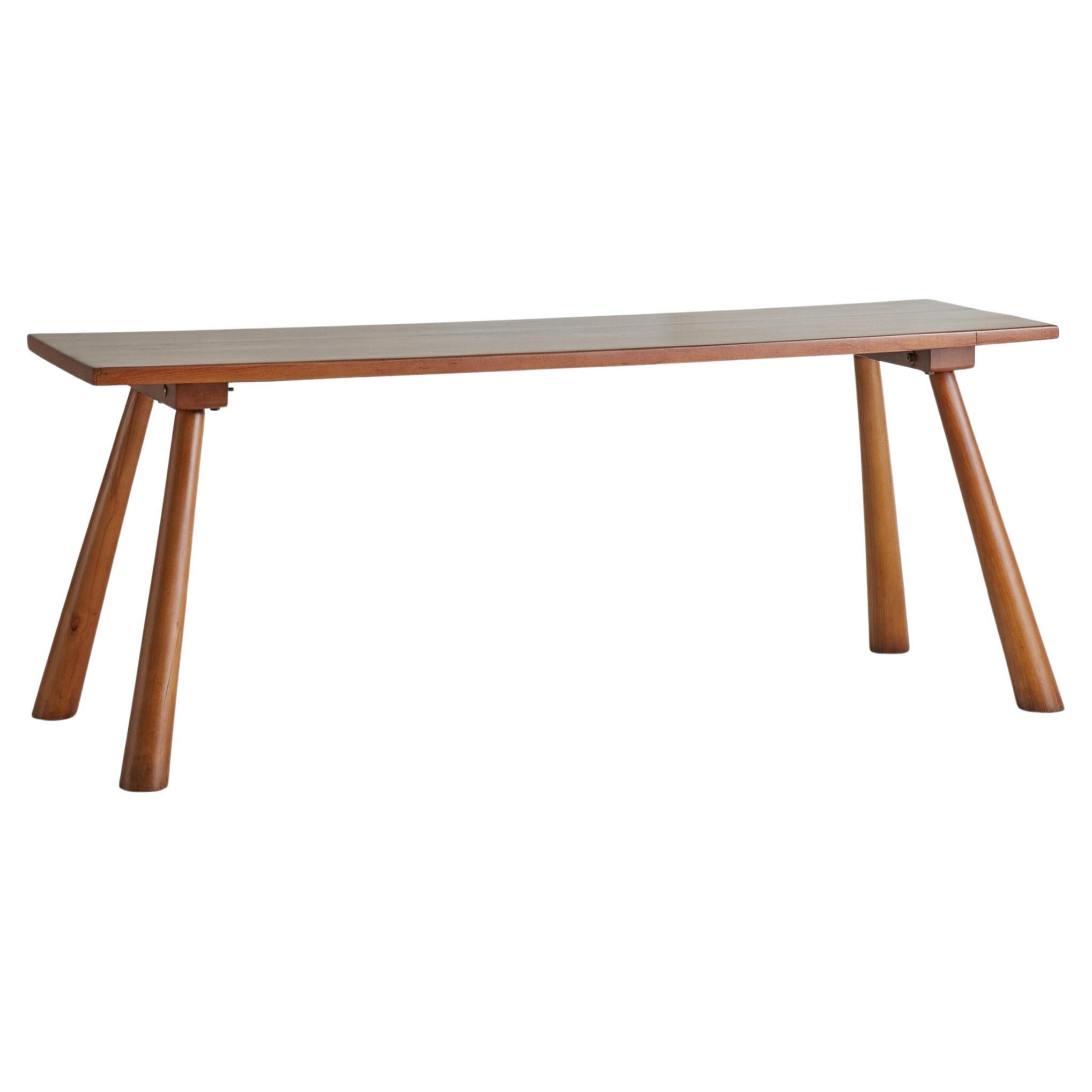 Table console en pin dans le style de Philip Arctander