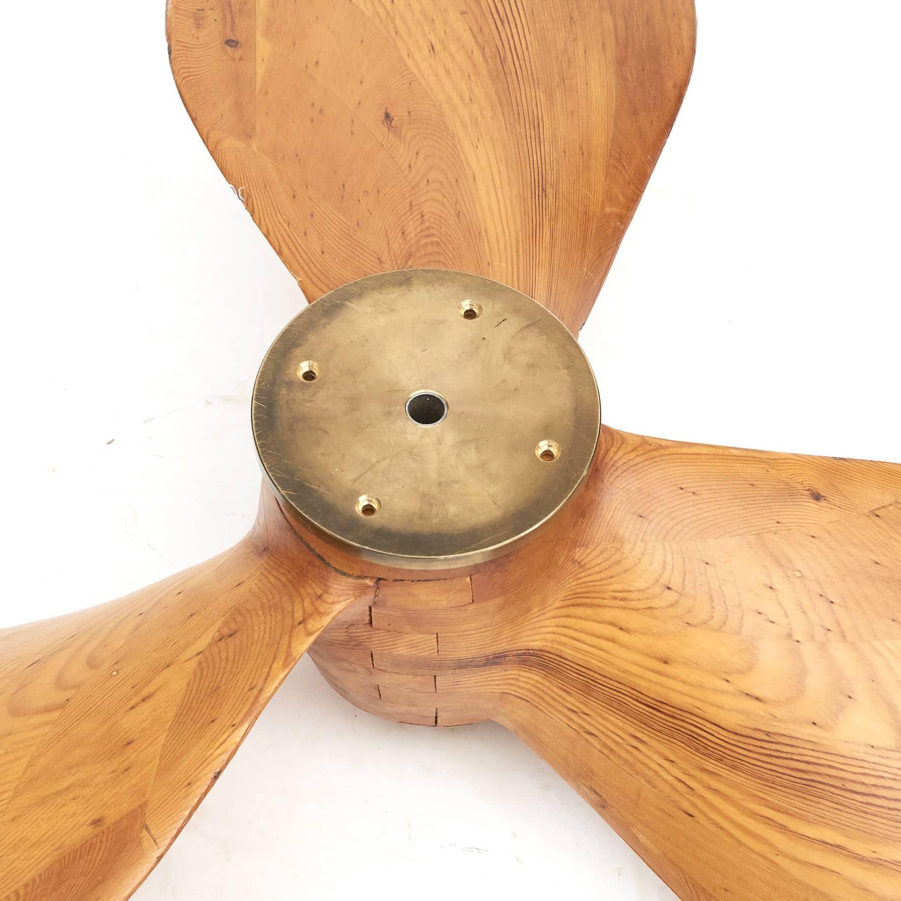 wooden boat propeller