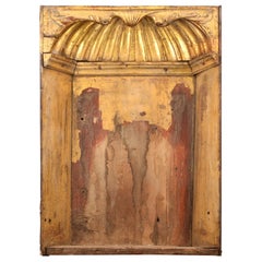 Niche en bois de pin, école espagnole, 17ème siècle