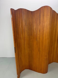 Pine Wood Room Divider by S.N.S.A. , France 1930s.