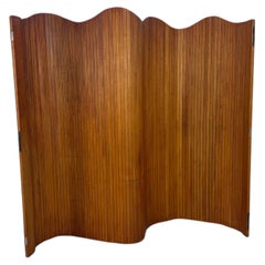 Pine Wood Room Divider by S.N.S.A. , France 1930s.