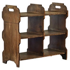 Pine Wood Stand with Shelves