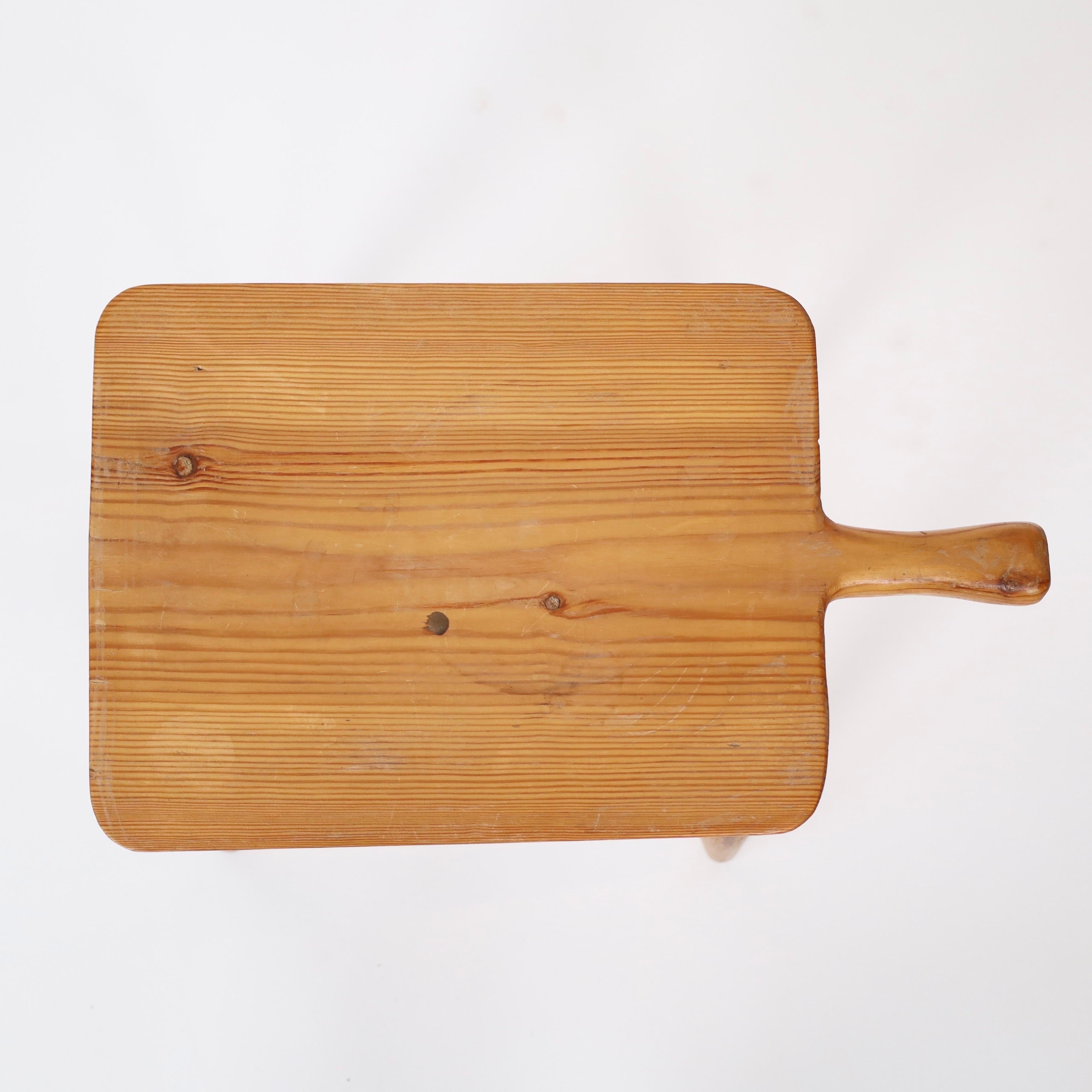 Tabouret en pin, Suède, années 1970 en vente 2