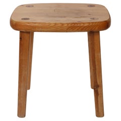 Sgabello in Wood, Svezia, anni '70