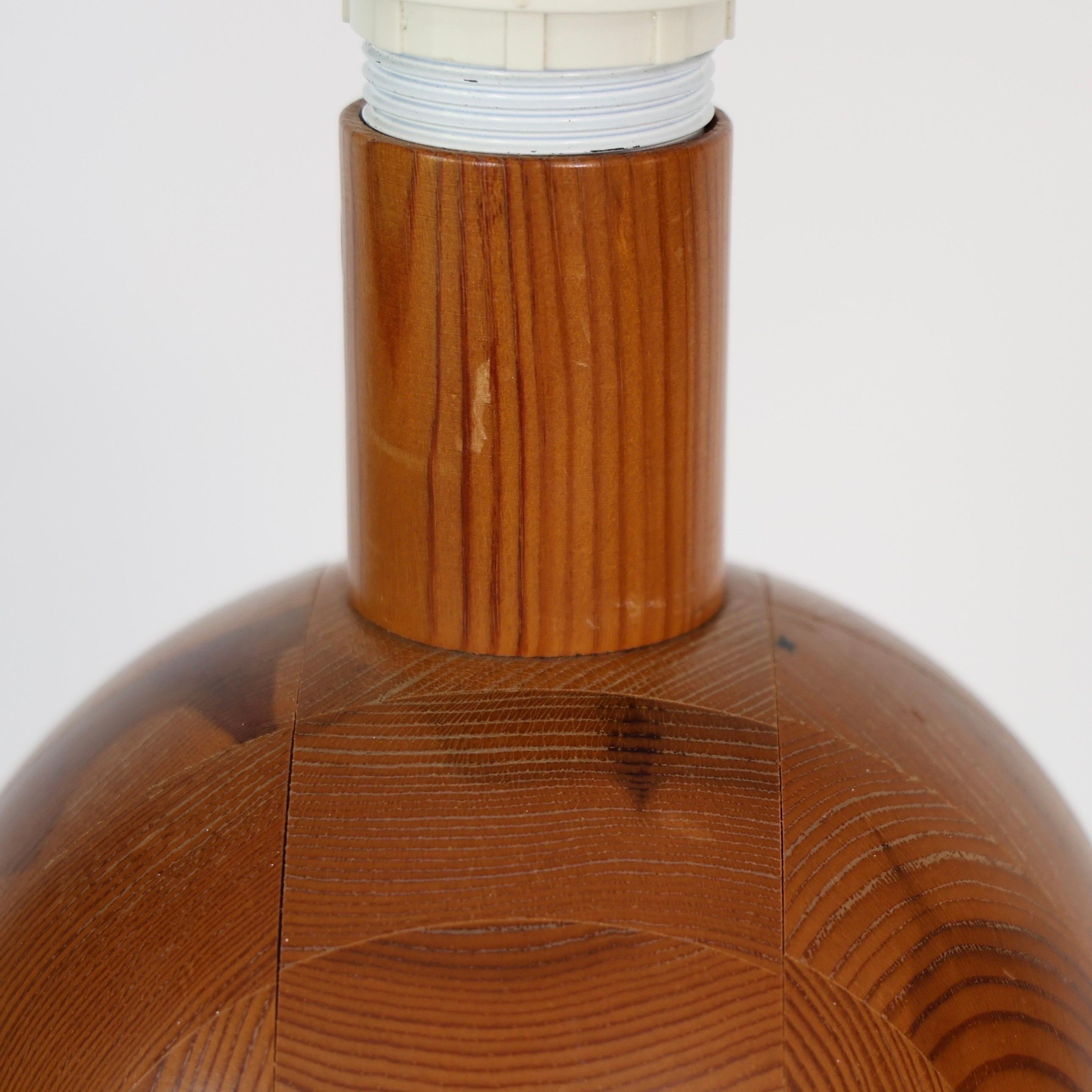 Lampe de bureau Solbackens Svarveri, Suède, années 1980 en vente 3