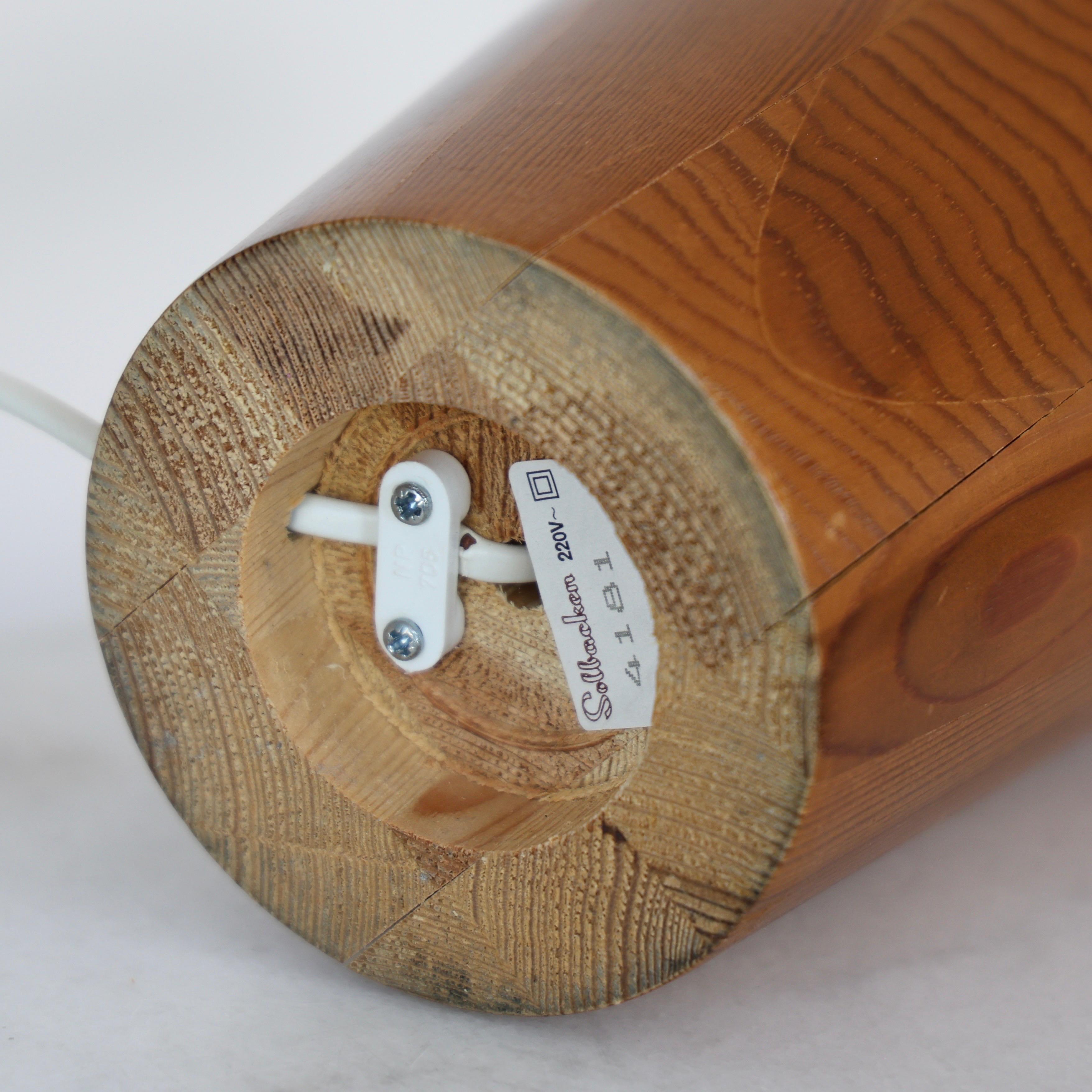 Lampe de bureau Solbackens Svarveri, Suède, années 1980 en vente 6