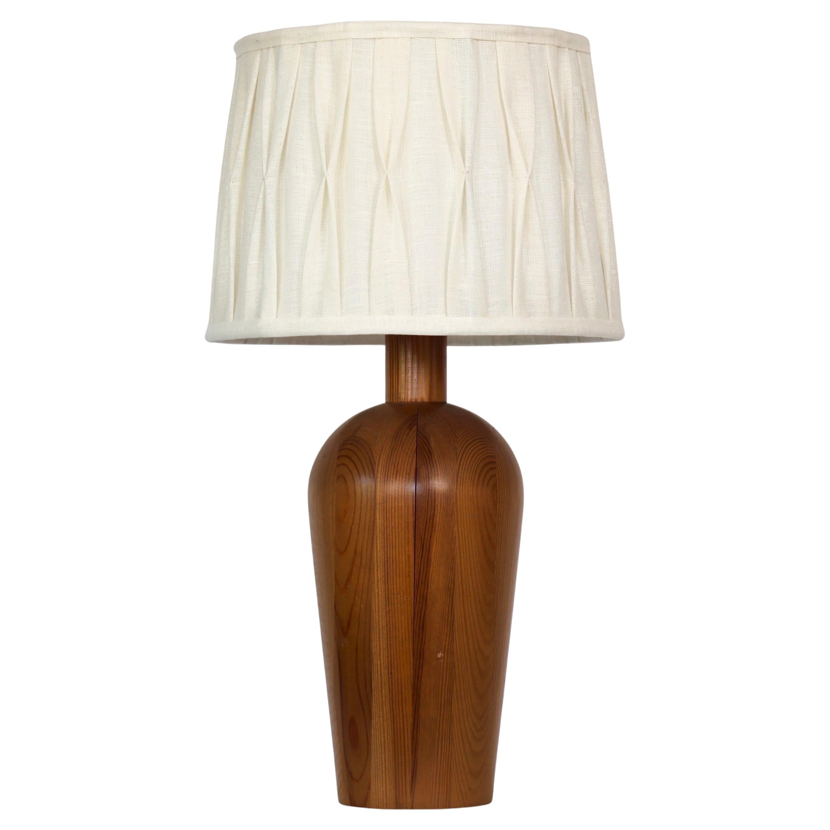 Lampe de bureau Solbackens Svarveri, Suède, années 1980