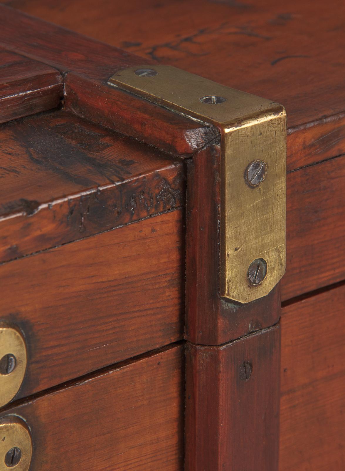 Pine Wooden Trunk or Blanket Chest from Germany, 1930s 4