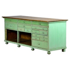 Table de travail en pin, années 1930