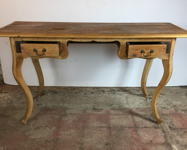 Pine Writing Desk at 1stDibs