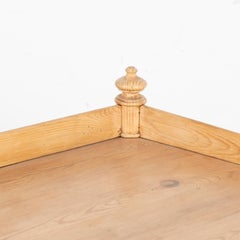 Pine Writing Desk with Five Drawers, Denmark circa 1890