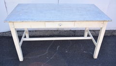 Pine Zinc Top Stretcher Base Work Table