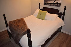 Pineapple and Carved Low Post Bed, circa 1820, Refitted to Standard Queen