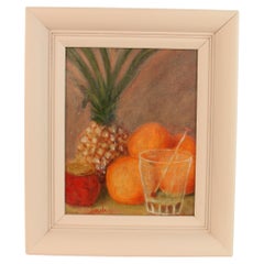 Pineapple and Oranges Still Life