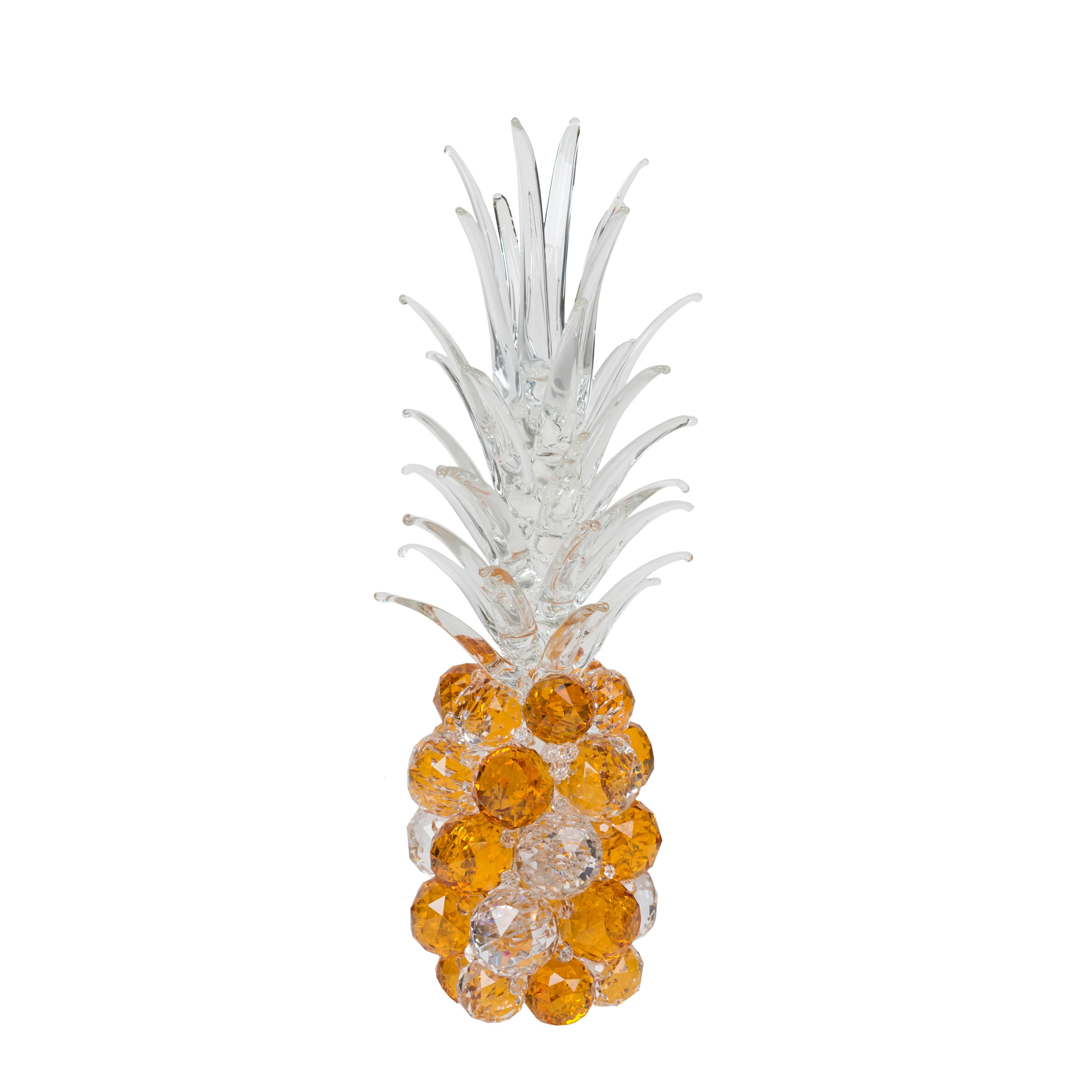 Pineapple Big in Crystal, Italy In New Condition For Sale In Treviso, Treviso