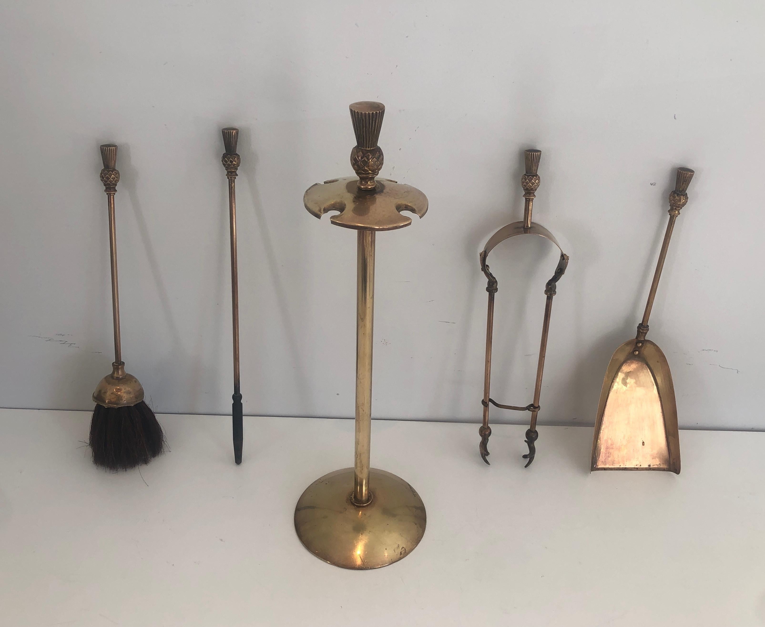 Herramientas de latón para chimeneas en venta 5