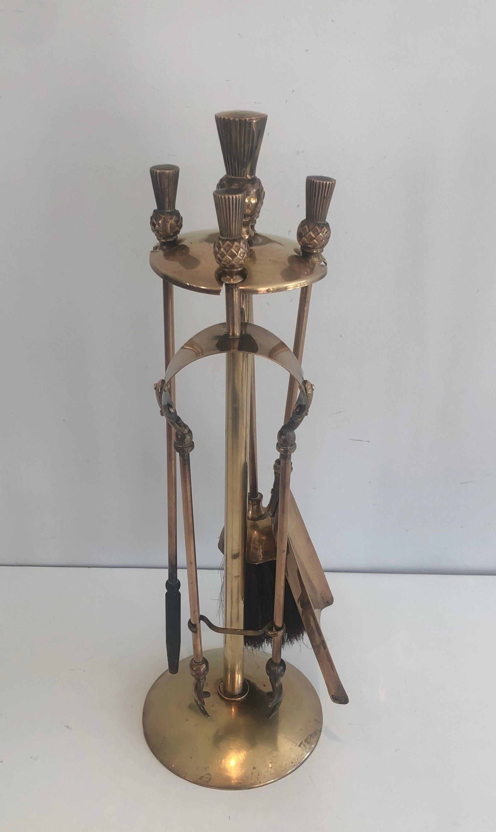 Herramientas de latón para chimeneas en venta 6