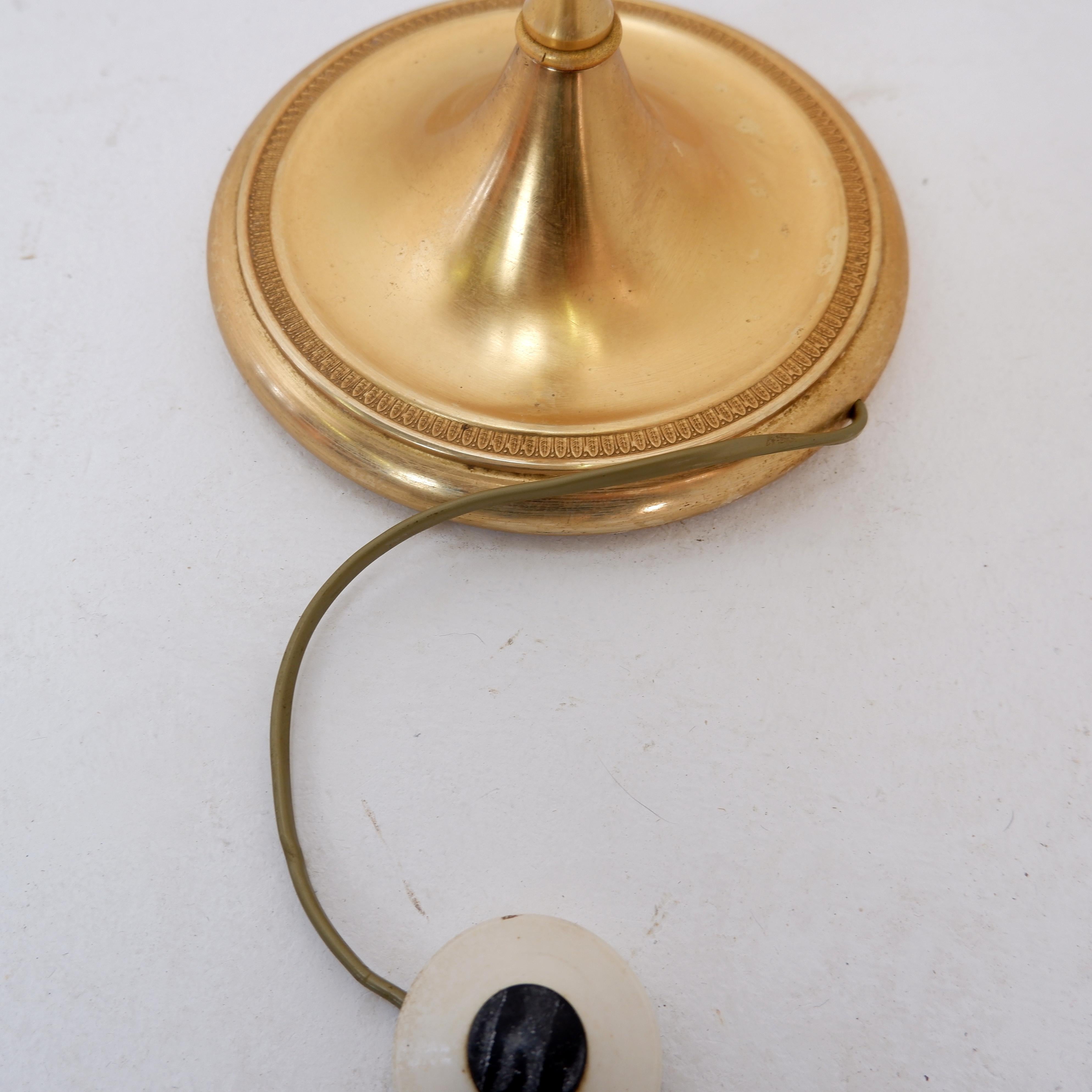 Pineapple Brass Floor Lamp in the Style of Maison Charles, Circa 1970 For Sale 1