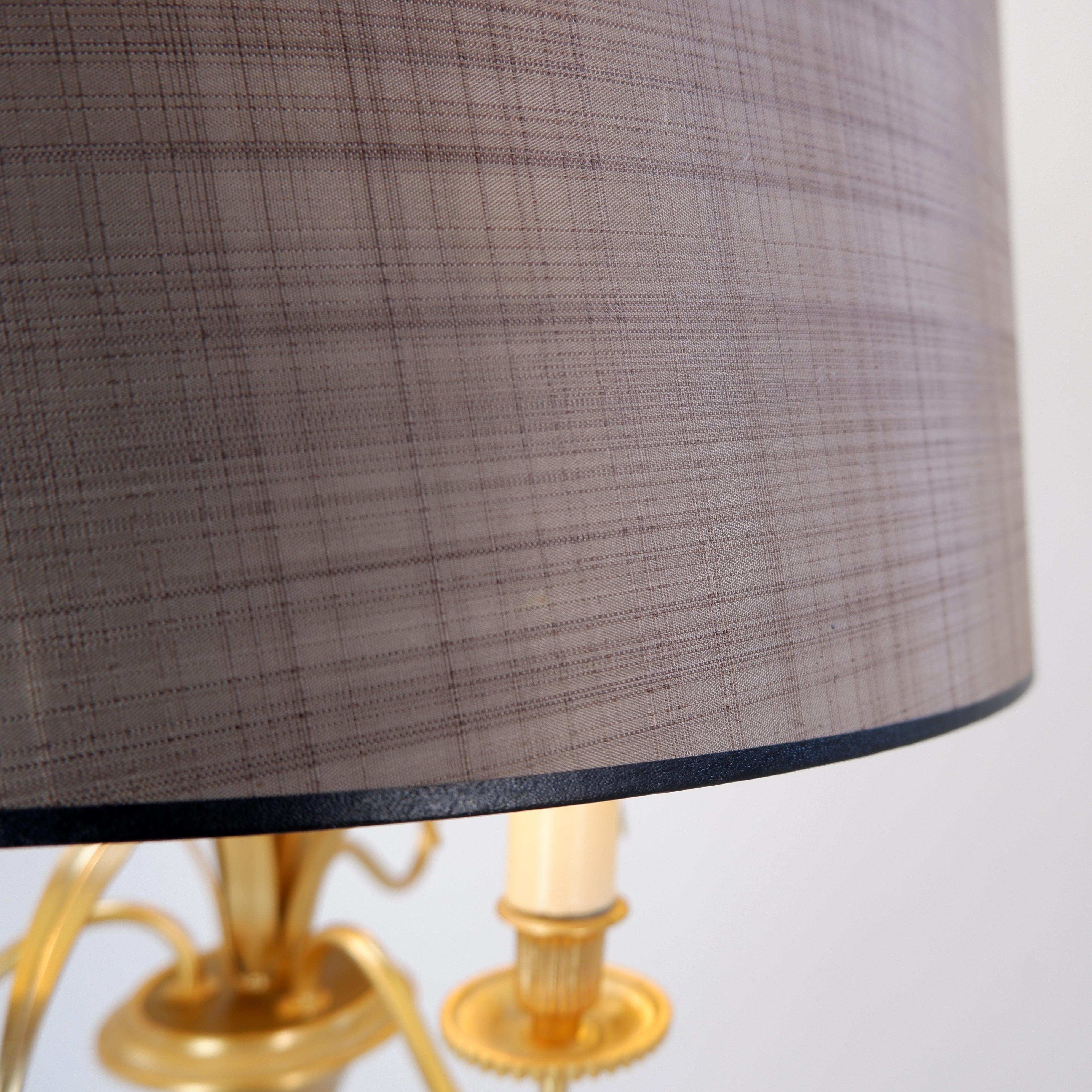 Pineapple Brass Floor Lamp in the Style of Maison Charles, Circa 1970 For Sale 3