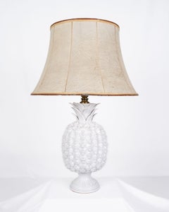 Pineapple ceramic lamp by Lucilla, Italy, 1980s