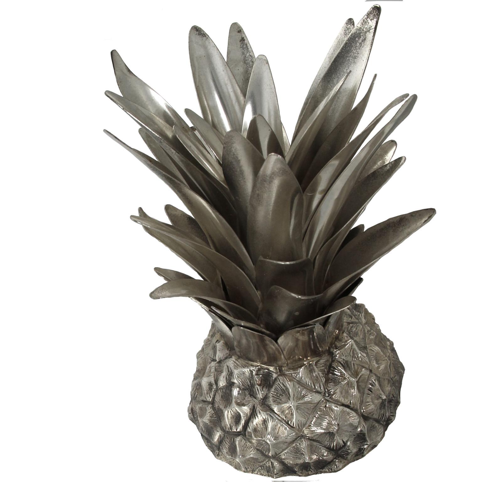 Ananas artigianale in argento in vendita 7