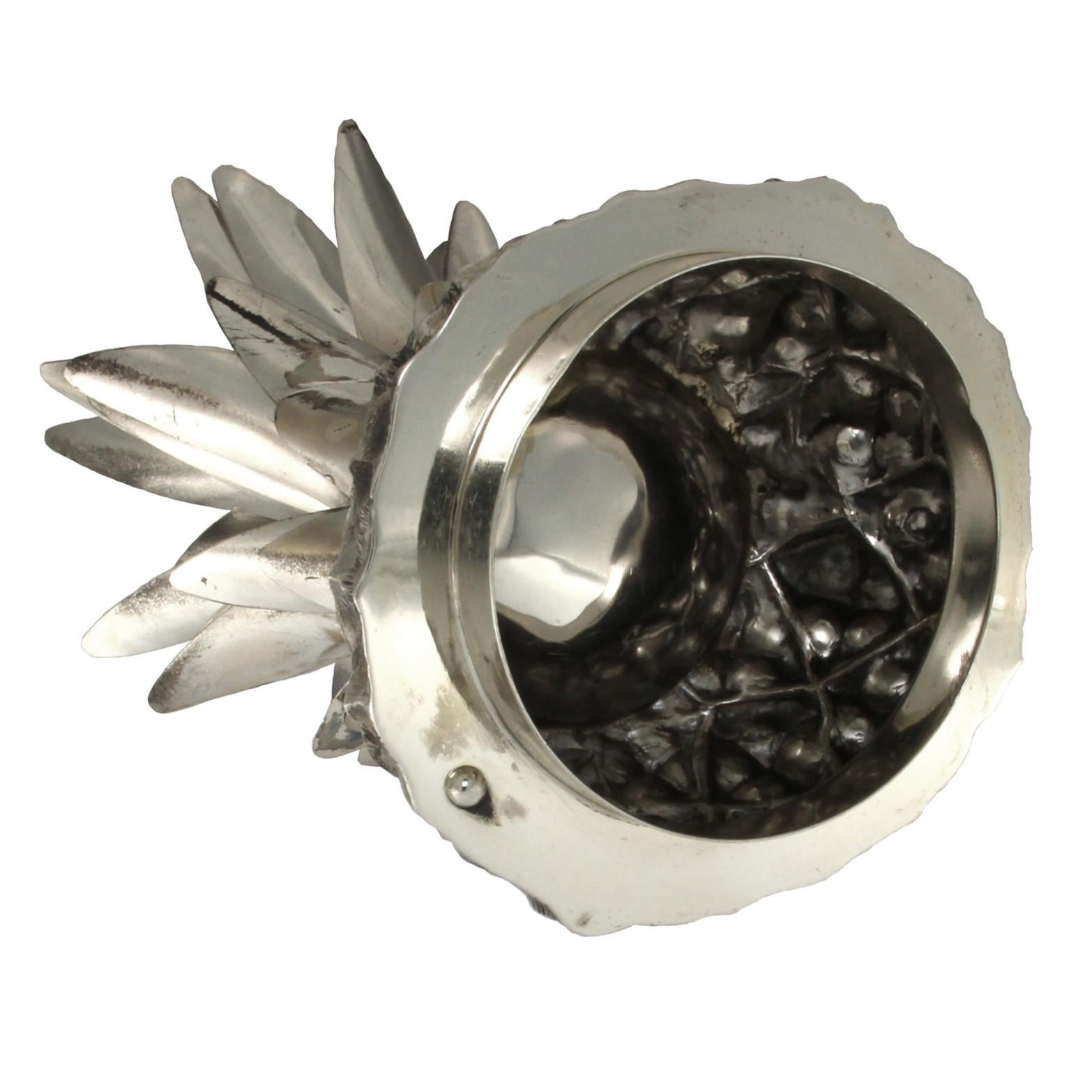 Primo vittoriano Ananas artigianale in argento in vendita