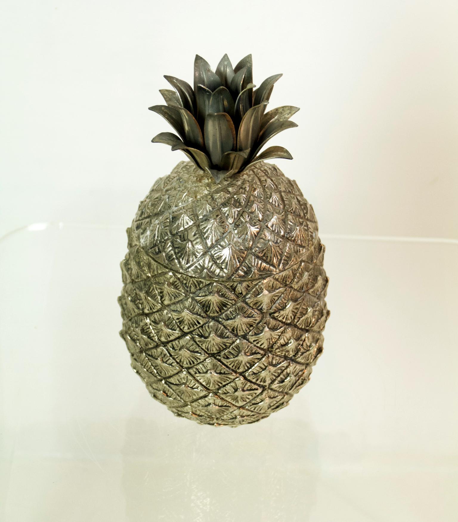 Italian Pineapple Ice Bucket by Mauro Manetti, Italy