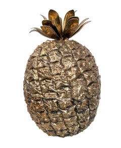 Pineapple Ice Bucket Designed by Mauro Manetti, Silver Plated, circa 1960