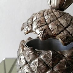 Pineapple Ice Bucket Designed by Mauro Manetti, Silver Plated, circa 1960