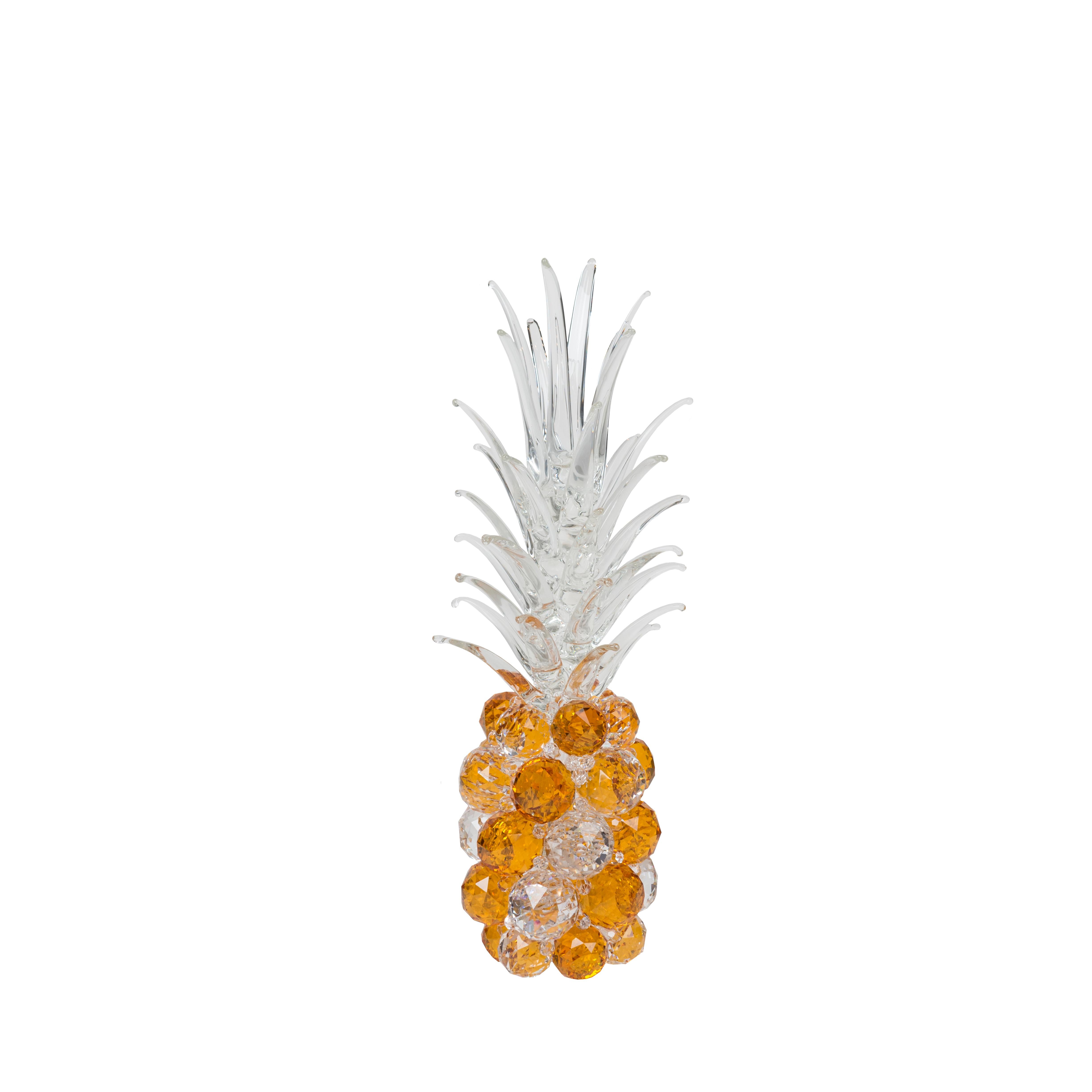 Italian Pineapple Medium in Crystal, Italy For Sale