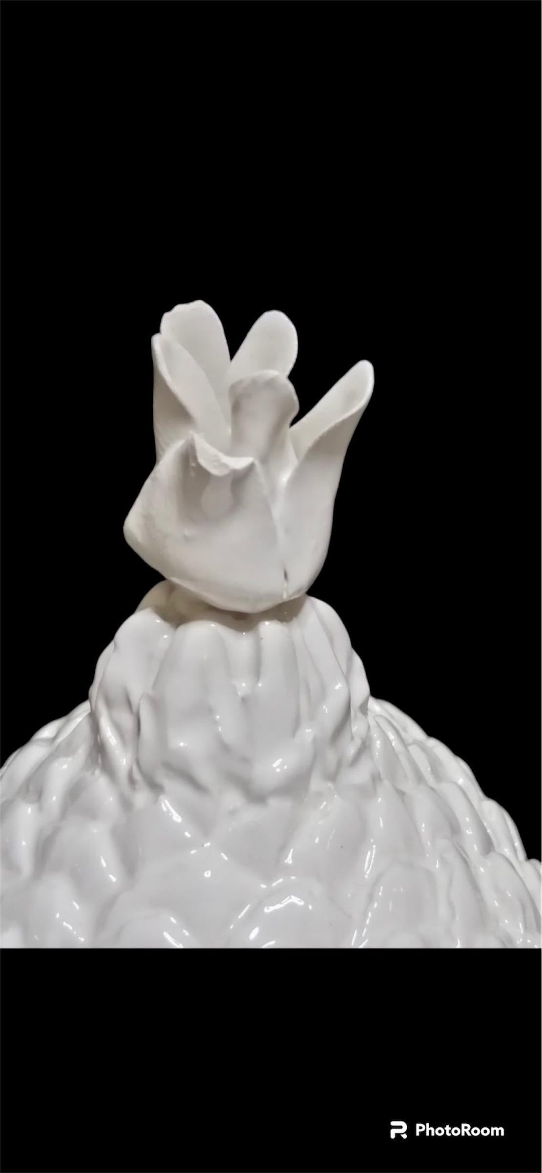 Late 20th Century Pineapple porcelain By Bassano , 1970 For Sale