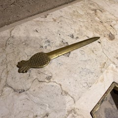 Pineapple Sculptural Solid Brass Letter Opener