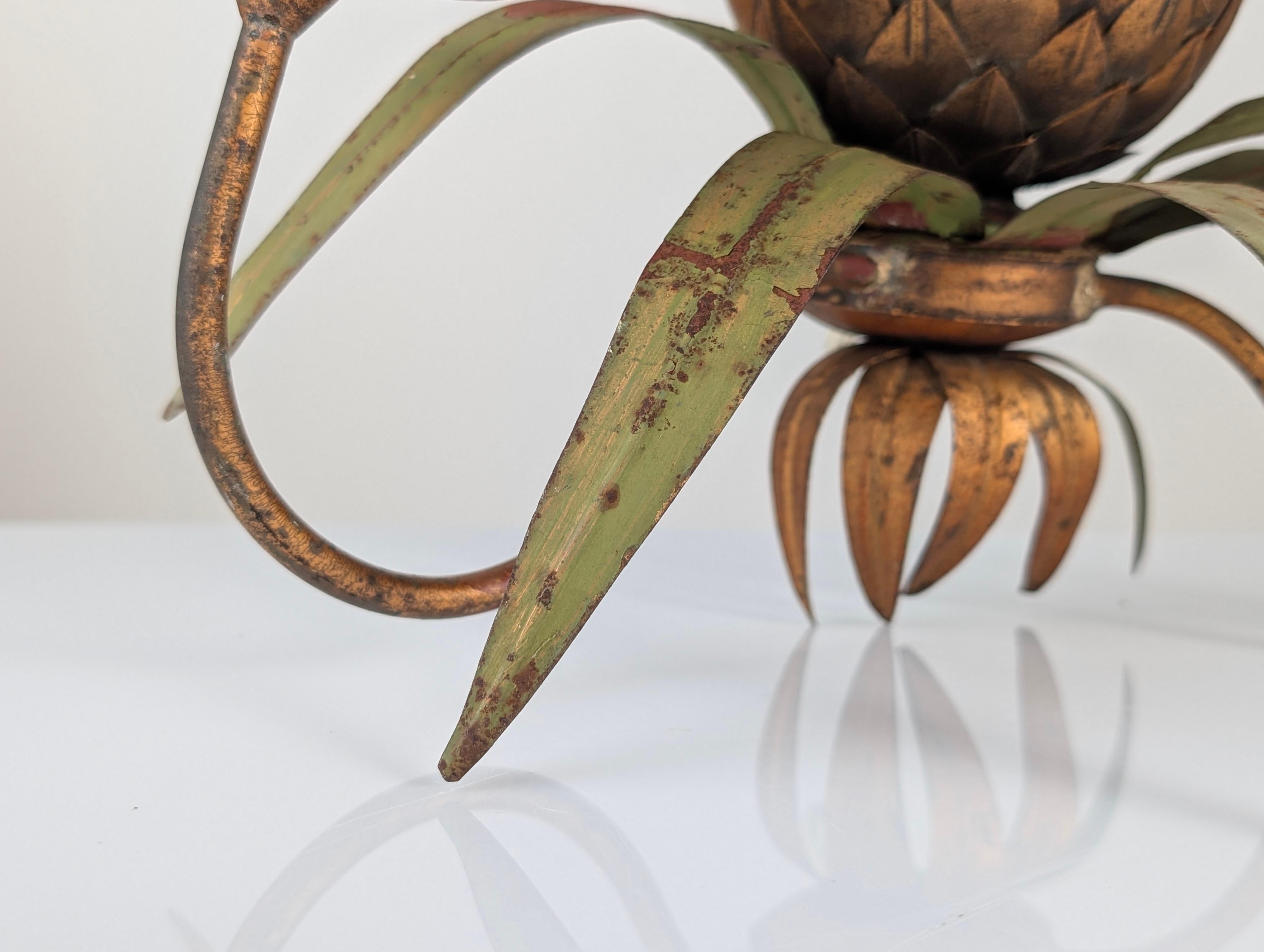 Pineapple Wall Sconce, Maison Jansen Style, 1970s 4