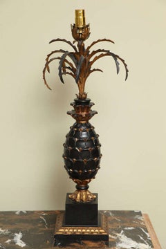 Pineapple Wood Lamp