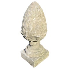 Pinecone Cast Stone Finial