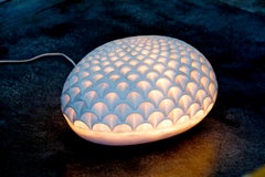 Pinecone Lamp in White Marble by Paul Mathieu for Stephanie Odegard