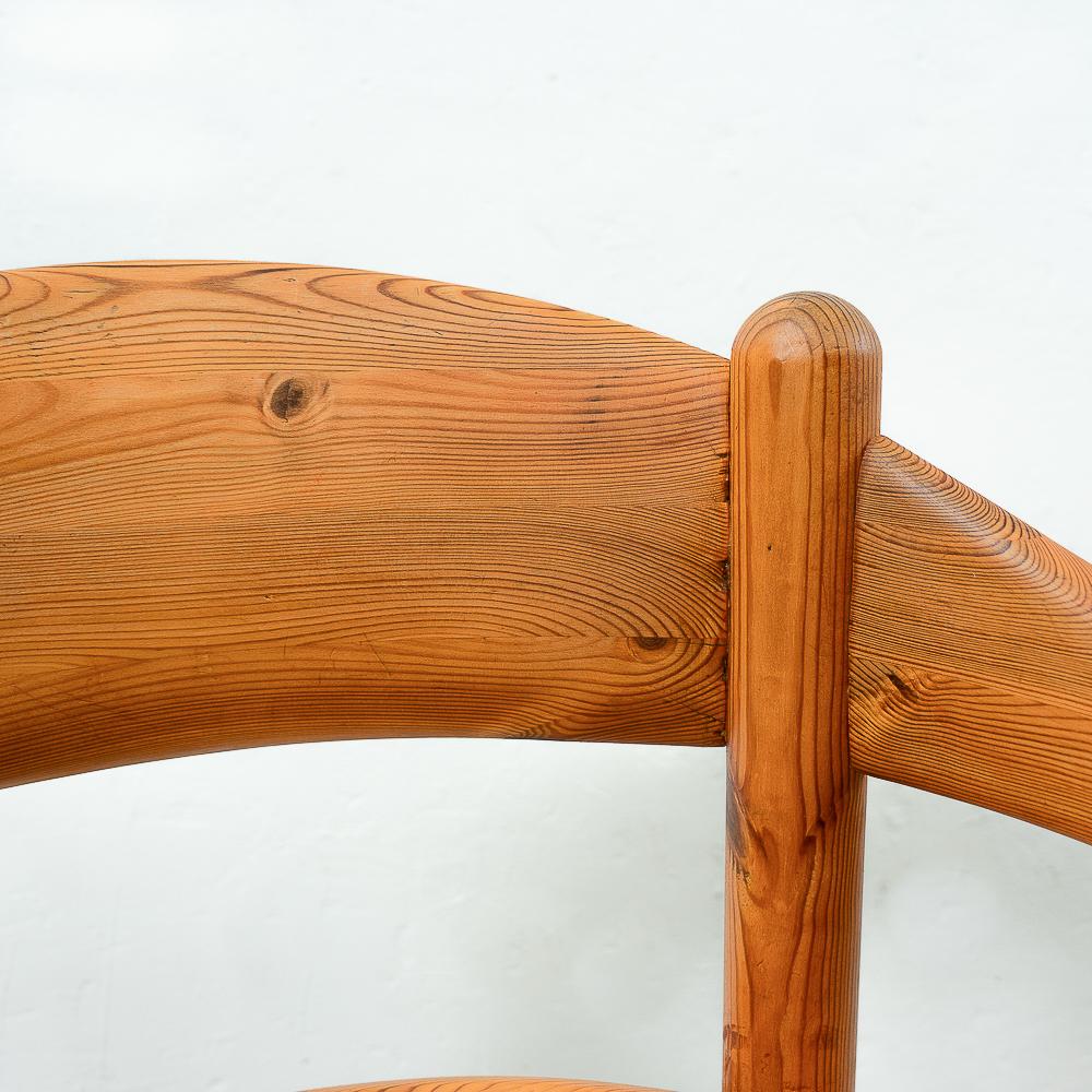 Pinewood Carver Chairs by Rainer Daumiller, 1970s 2
