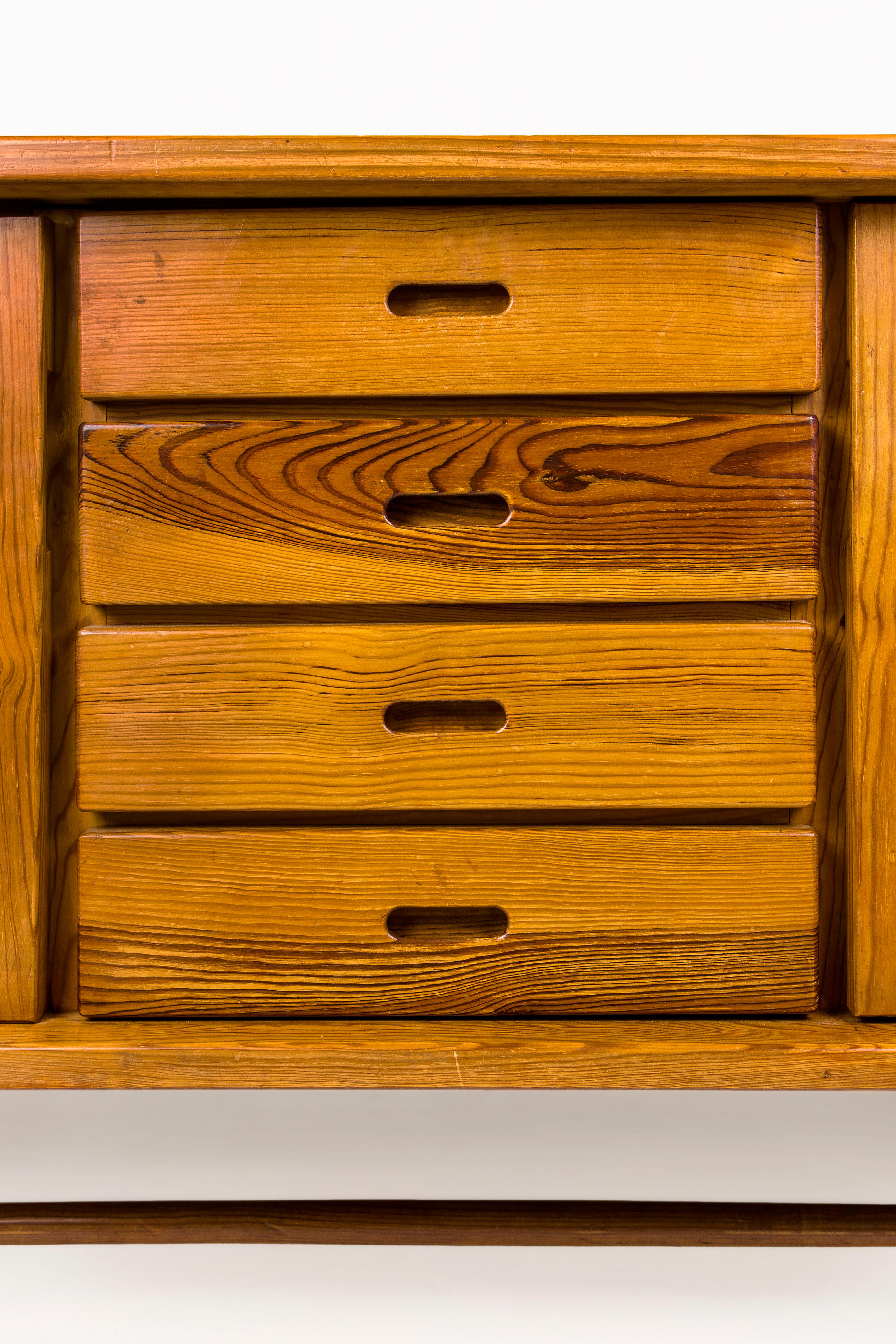 20th Century Pinewood Sideboard, circa 1960, France For Sale