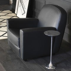 Ping II Side Table Polished Aluminum by Driade