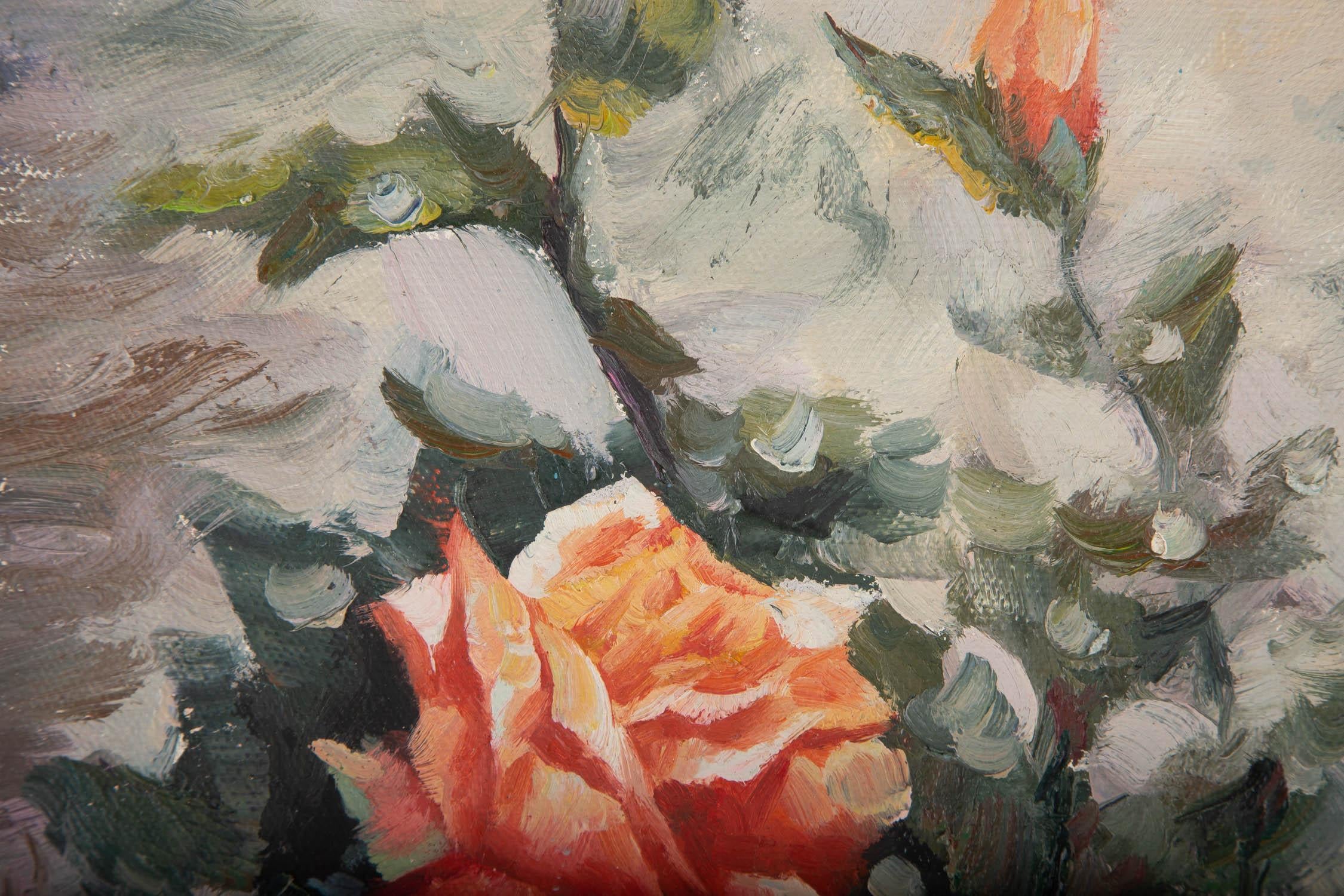 Pingchang Zhang Impressionist Original Oil On Canvas 