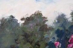 Huile sur toile impressionniste originale de Pingchang Zhang « Temps de printemps »