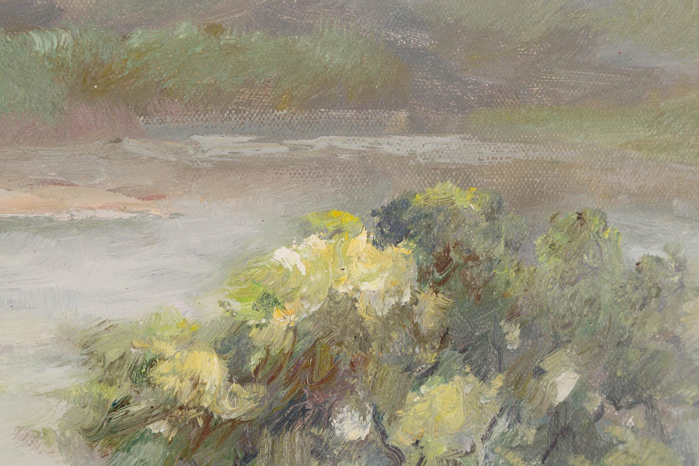 Pingchang Zhang Impressionist Original Oil On Canvas 