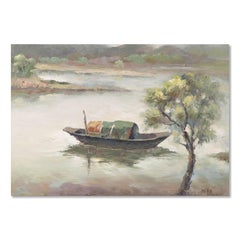 Pingchang Zhang Impresionista Óleo original sobre lienzo "Sin título"